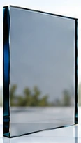 Échantillon de verre teinté gris